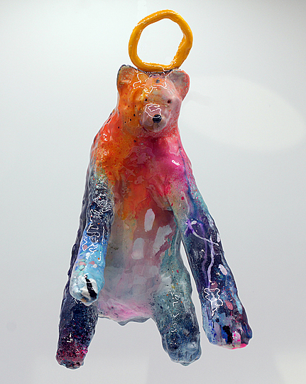 Thumbnail sante visioni  untitled  24.5 x 17 x 12cm acrylic and epoxy resin on airdry clay 2025